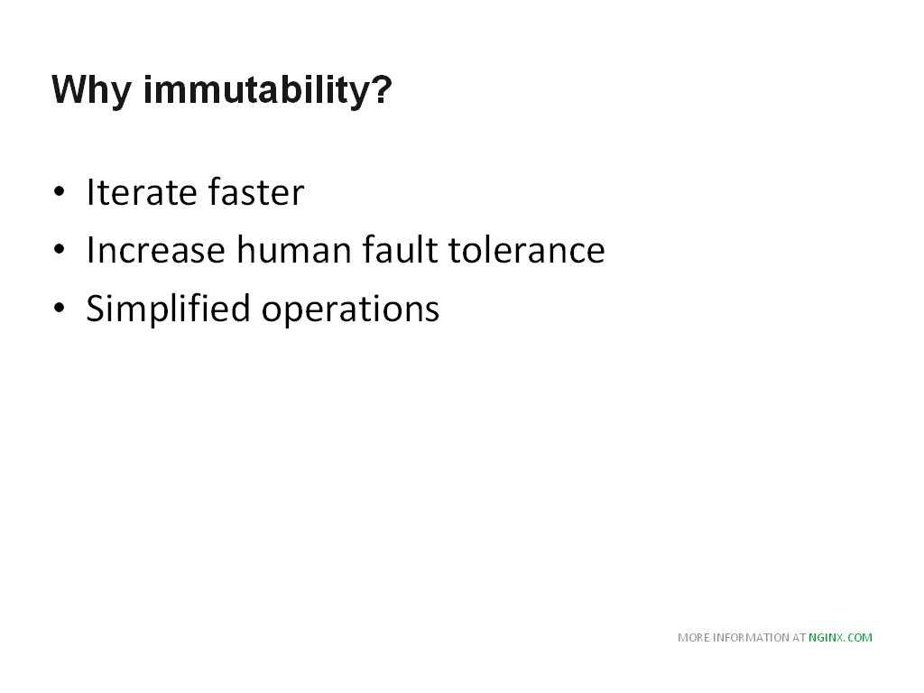 why immutability?