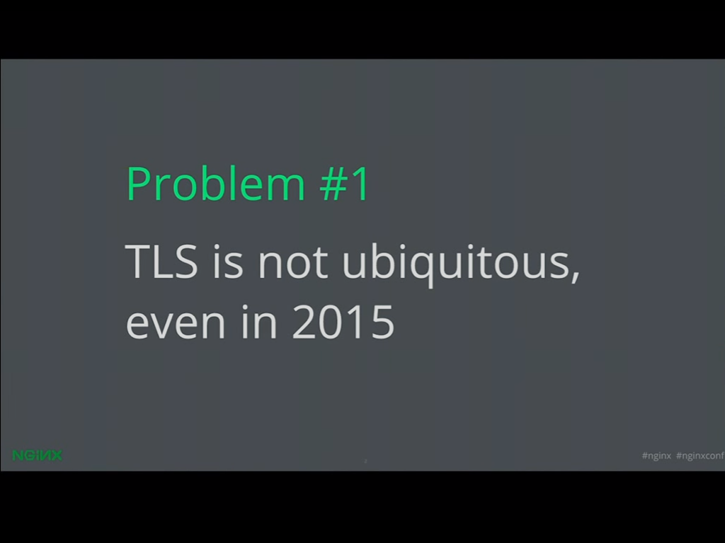 LetsEncrypt conf2015 Slide 2 - Problem 1