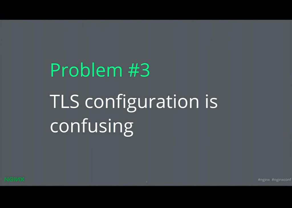 LetsEncrypt conf2015 Slide 8 - TLS Config is Confusing