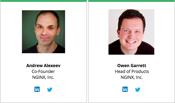 Image of the presenters of the High-Performance Caching webinar