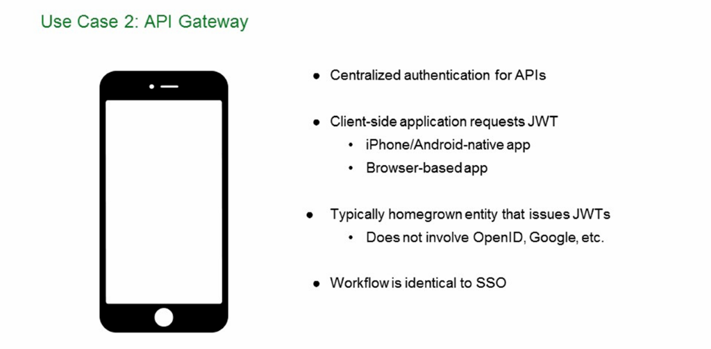 With native support for JWT, NGINX Plus as an API gateway provides centralized authentication for API access [NGINX Plus R10 webinar]