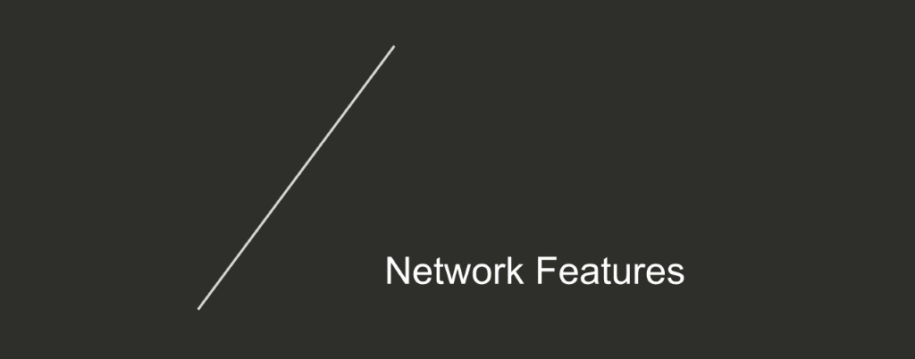 Section title slide for 'Network Features' [NGINX Plus R10 webinar]