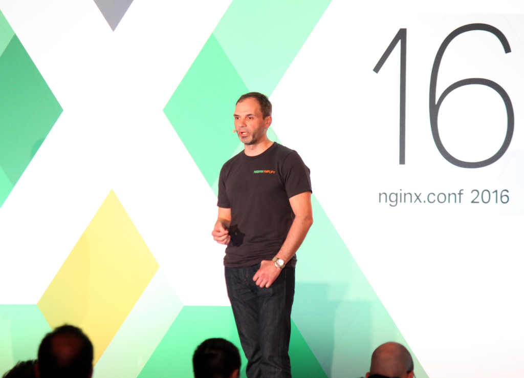 NGINX, Inc. cofounder describes how to monitor NGINX with NGINX Amplify at nginx.conf 2016, the annual NGINX conference held in Austin, TX